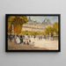 The Palace and Gardens of Luxembourg - Stanislas Lépine — framed artwork on a wall