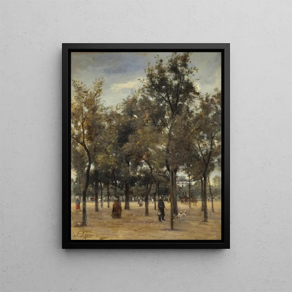 L'esplanade des Invalides - Stanislas Lépine — framed artwork on a wall