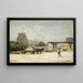 View of the Louvre - Stanislas Lépine — framed artwork on a wall