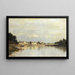 Vue de Conflans-Sainte-Honorine - Stanislas Lépine — framed artwork on a wall