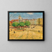 Place du marché à Telč, Bohême du Sud - Stanislav Lolek — framed artwork on a wall