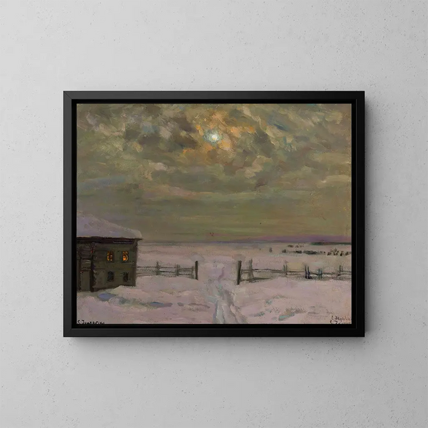North distant from Russia - Stanisław Żukowski — framed artwork on a wall