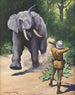 Elephant Hunter - Stanley Llewellyn Wood — artwork view