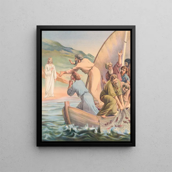 Simon Painting, do you love me? - Stecher Litho & Co.. — framed artwork on a wall