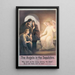 Les Anges dans le sépulcre - Stecher Litho Co — framed artwork on a wall