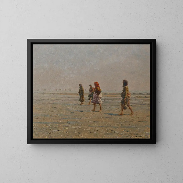 Women in Tears - Stefan Simony — framed artwork on a wall