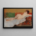 Rear view of a female nude - Stefano Farneti — framed artwork on a wall