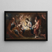 Adoration of the Shepherds - Stefano Maria Legnani — framed artwork on a wall