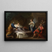 Antiochus aspirant à Stratonice - Stefano Pozzi — framed artwork on a wall
