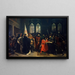 Expulsion du duc d'Athènes - Stefano Ussi — framed artwork on a wall