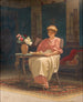Girl reading - Stepan Bakalovich — artwork view