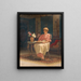 Girl reading - Stepan Bakalovich — framed artwork on a wall