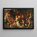 The Queen of Sheba before Solomon - Stephan Kessler — framed artwork on a wall
