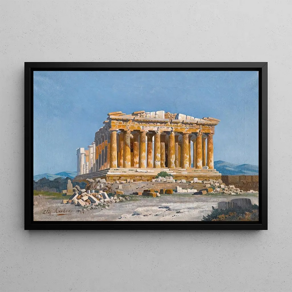 L'Acropole - Stephanos Lanza — framed artwork on a wall
