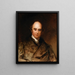 Portrait painting of Professor J. H. Todd 1805-1869, author and antiquarian - Stephen Catterson Smith — framed artwork on a wall