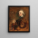 Self-portrait Painting - Stephen Catterson Smith — framed artwork on a wall