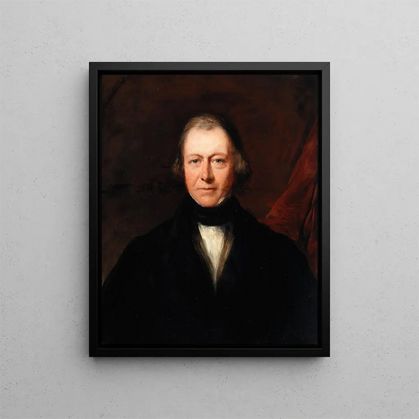 Sir Philip Crampton 1777-1858 Surgeon - Stephen Catterson Smith — framed artwork on a wall