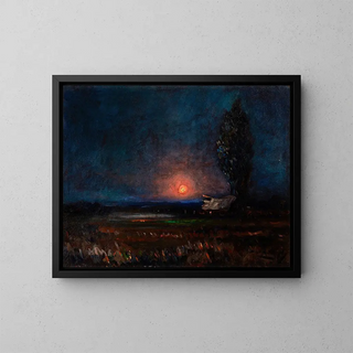 Twilight - Stephen Robert Koekkoek — framed artwork on a wall