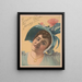 À toi, Fanny Rice - Strobridge Co Lith — framed artwork on a wall