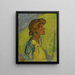 Portrait of a Woman - Stuart Davis — framed artwork on a wall
