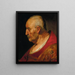 Head and shoulders of an old man seen in profile - Jacob Adriaensz Backer Workshop — framed artwork on a wall