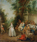 Lunch in a Park - Nicolas Lancret Workshop — artwork view