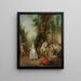 Lunch in a Park - Nicolas Lancret Workshop — framed artwork on a wall