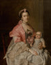 Portrait of a mother and her child - Allan Ramsay's Studio — artwork view