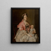 Portrait of a mother and her child - Allan Ramsay's Studio — framed artwork on a wall
