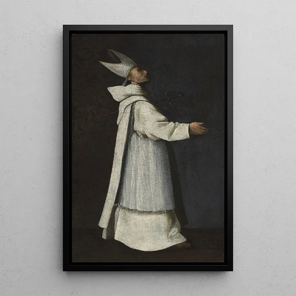 Don Sancho, Bishop of Toledo - Workshop of Francisco de Zurbarán — framed artwork on a wall