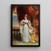 Portrait of Empress Alexandra Fedorovna - George Dawe's Studio — framed artwork on a wall