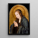 Virgin in adoration - Quentin Massys Workshop — framed artwork on a wall