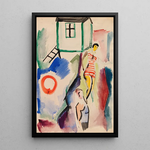 Beach 2 - Sulho Sipilä — framed artwork on a wall