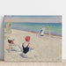 Reproduction of the painting Beach scene, Falsterbo - Paul Fischer