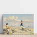 Reproduction of the painting On the beach - Paul Fischer
