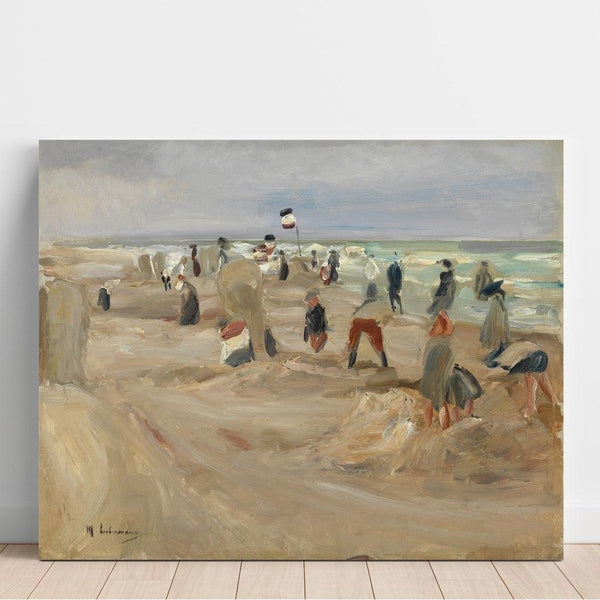Reproduction of the painting on the Noordwijk beach - Max Liebermann