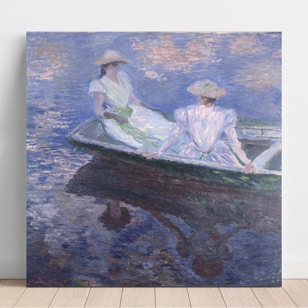 Reproduction of the painting On the boat - Claude Monet