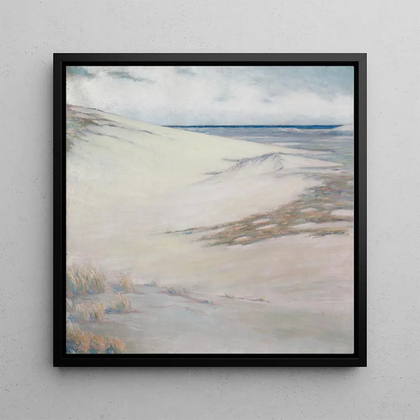 on dunes, Cape Cod, Massachusetts - Charles Shackleton — framed artwork on a wall