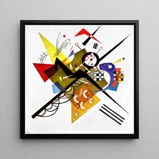 Table reproduction | On white II - Wassily Kandinsky | Art print Wall decoration painting poster copy