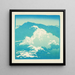 Surf Painting - Eva Auld Watson — framed artwork on a wall