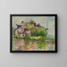 Canal de Georgetown, Washington DC - Susan Brown Chase — framed artwork on a wall