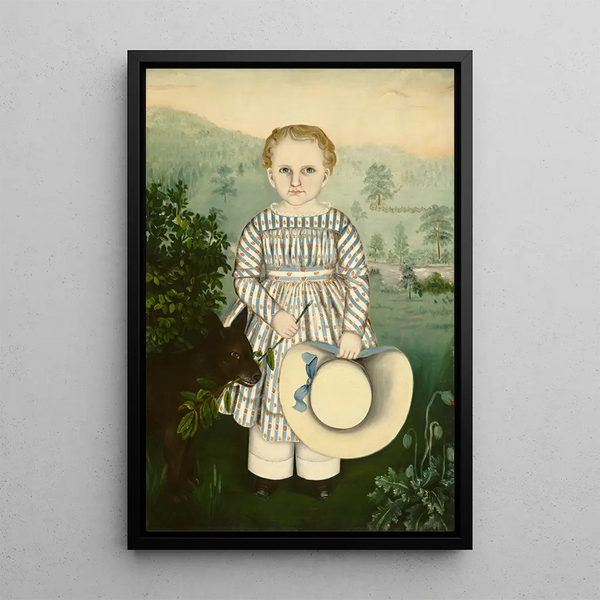 Henry L Wells - Susan C. Waters — framed artwork on a wall