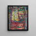 in the woods - Susette Inloes Schultz Keast — framed artwork on a wall