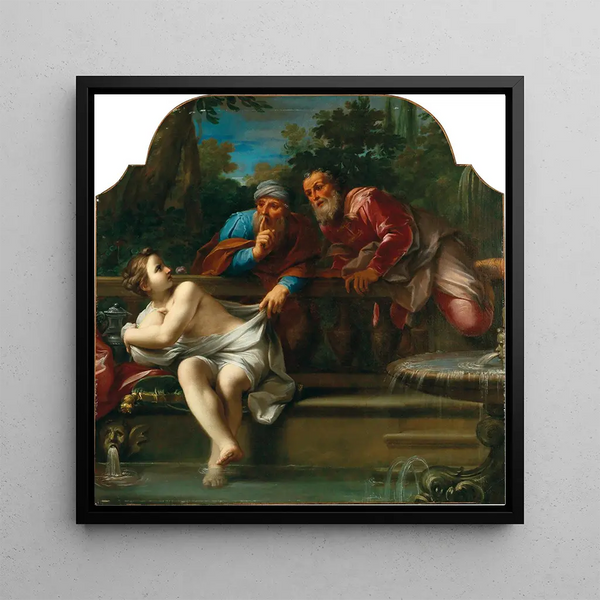 Suzanne et les vieillards - Marcantonio Franceschini — wall display of the artwork