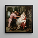 Suzanne et les vieillards - Peter Paul Rubens — framed artwork on a wall