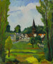 Église de vieux moulin près Compiègne Oise - Suzanne Valadon — artwork view