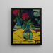 La rose au miroir - Suzanne Valadon — framed artwork on a wall
