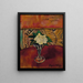 Still life: The white rose - Suzanne Valadon — framed artwork on a wall