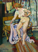 Nude Draped Painting - Suzanne Valadon — artwork view