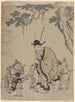 Old sage teaching a moral - Suzuki Harunobu — artwork view